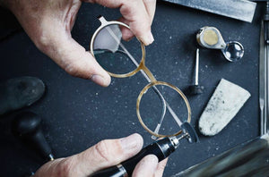 Glasses that are being manufactured